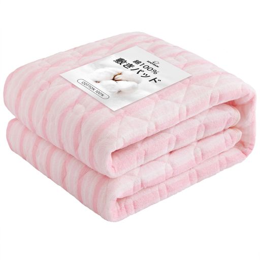 他サイト： ZDEYSUN 敷きパッド シングル 綿100%タオル生地 春 秋 TEIJIN(帝人)マイティトップII繊維を使用 しきぱっどの商品画像