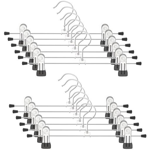 他サイト： KIGESYO ズボンハンガー スカートハンガー クリップ 洗濯 ハンガー 保護ラバーで傷つかず 360度回転 サイズ調整可 1の商品画像