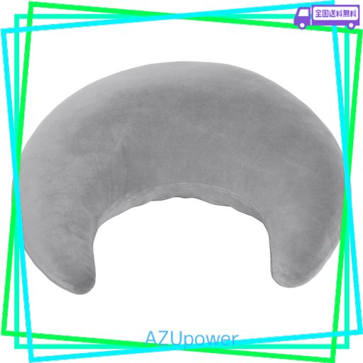 他サイト： BAIBU HOME クッション もちもち ふわふわ 三日月型 膝上 肘置き 背もたれ ヘアサロン 読書 ゲーム クッション 授の商品画像