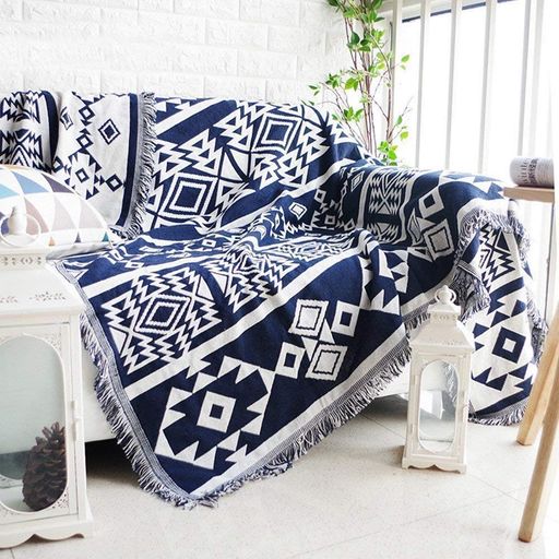 他サイト： HOMEFIRST 北欧風 マルチカバー 長方形 ソファーカバー 多機能 ブランケット マルチカバー ソファ ベッドカバー フリの商品画像