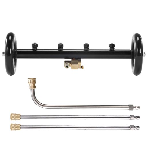 他サイト： TOOL DAILY 二重機能の車台クリーナー 高圧洗浄機 表面洗浄 16インチ(約40.6CM) 延長ワンド3個 車の下 洗車の商品画像