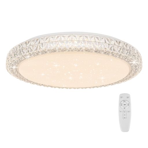 他サイト： OOWOLF LEDシーリングライト おしゃれ 星空効果 40W 省エネ 工事不要 10-14畳 調光調色 リモコン付き タイマの商品画像