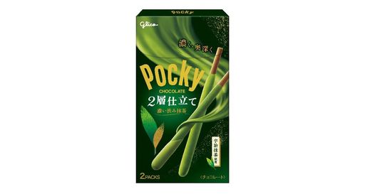 他サイト： 江崎グリコ ポッキー2層仕立て(濃い渋み抹茶) 江崎グリコ POCKY MATCHA お菓子 おかし チョコ チョコレート 1袋の商品画像