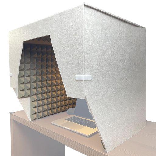 他サイト： KATOLITE 簡易防音室 防音シート 卓上吸音ボックス 防音ボックス 仕事用 仕切り パーテーション 録音 会議 放送用 発の商品画像