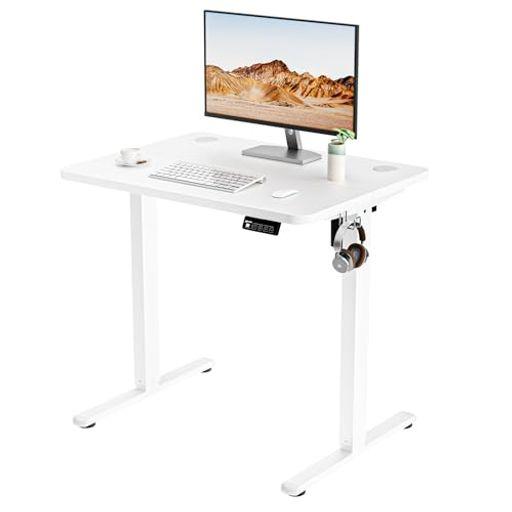 他サイト： ERGOMAKER 昇降デスク 幅80×奥行60CM 高さ昇降範囲73-118CM 電動式昇降デスク スタンディングデスク 電動の商品画像