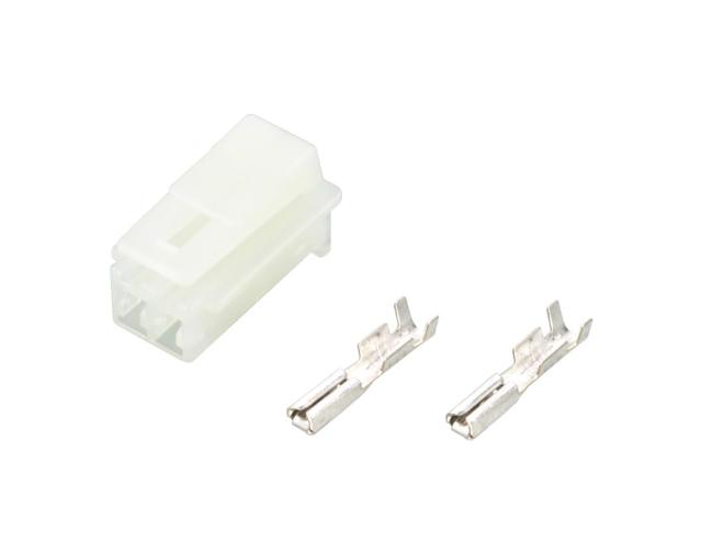 他サイト： キタコ(KITACO) コネクターセット HMタイプ 2極 メス 汎用 0900-755-02041の商品画像
