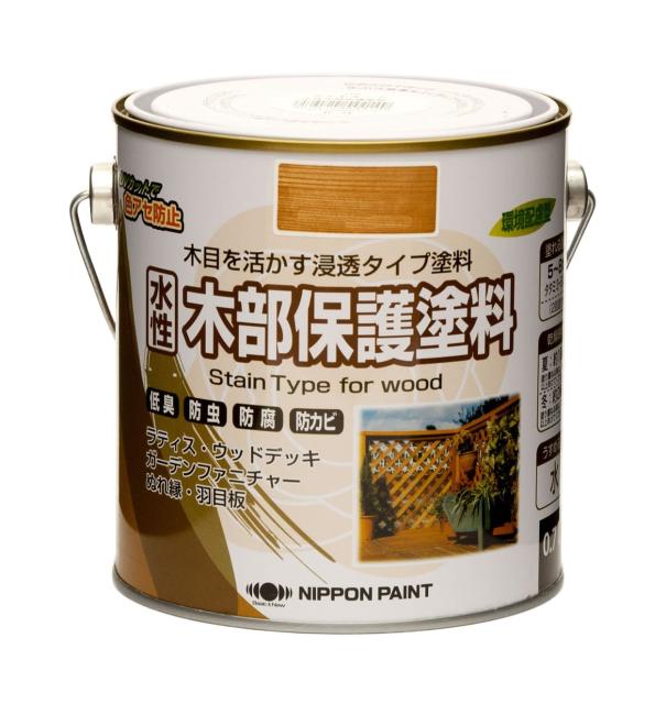 他サイト： ニッペ ペンキ 塗 料 水性木部保護塗 料 0.7L オーク 水性 屋外 ステイン 日本製 4976124544156の商品画像
