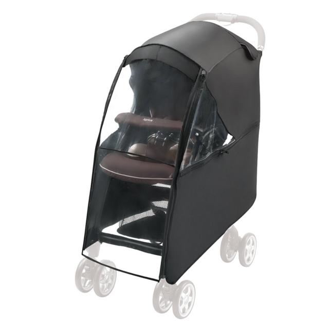 他サイト： Aprica (アップリカ) 純正 オプション マルチレインカバー(multi rain cover) ブラックBK 99959の商品画像