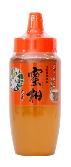 他サイト： はちみつ 専門店【かの蜂】 国産 みかん 蜂蜜 500g 完熟 の 純粋 蜂蜜 (とんがり容器)の商品画像