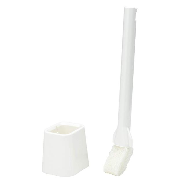 他サイト： レック 激落ち ワンタッチ交換 トイレクリーナー ( 取り替え式 本体 ) 防汚加工トイレ対応 ラバー加工 B00168の商品画像