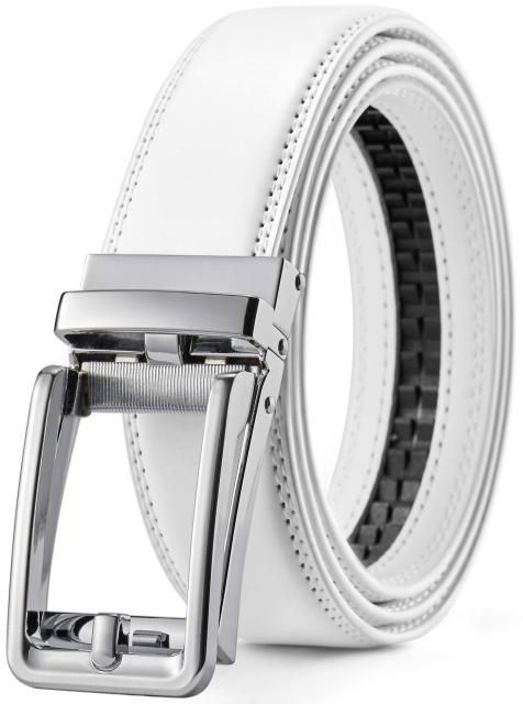 他サイト： CHAOREN ベルト メンズ ビジネス 紳士ベルト クリックベルト おおきいサイズ コンフォート 穴なし ?さ調節可能 無段階の商品画像