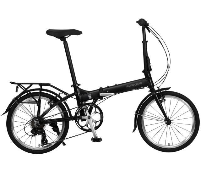 他サイト： HARRY QUINN(ハリークイン) AL-FDB207 LONG BRIGHT ブラック 20インチ 折りたたみ軽量自転車 の商品画像