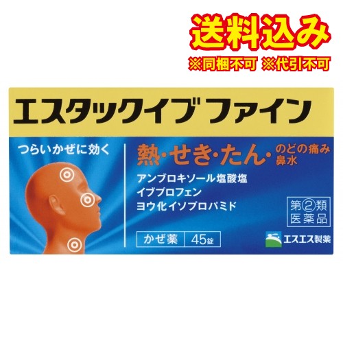 他サイト： 【第(2)類医薬品】エスタック イブファイン 45錠【セルフメディケーション税制対象】の商品画像