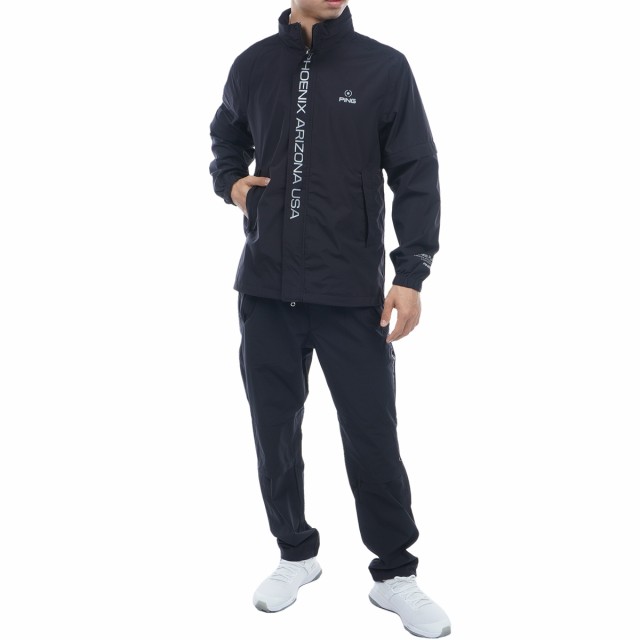 DESCENTE GOLF BLUE LABEL ストレッチレインウェア上下セット メンズ