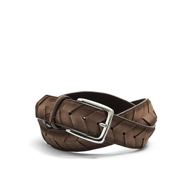 22年 春夏新作 ムーレー Moorer Montecatini スエード レザー ベルト 編み込み スクエア バックル メンズ ブラウンの通販はau Pay マーケット Guardaroba Milano Au Pay マーケット店