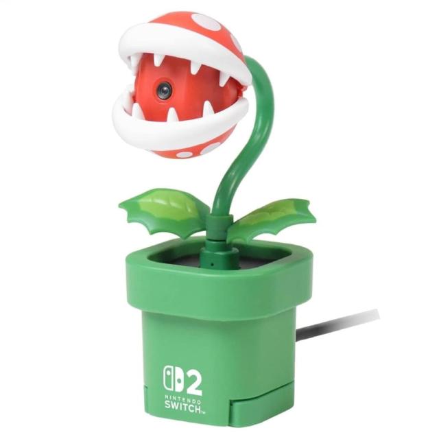 他サイト： 【新品】【お取り寄せ】[ACC][Switch2] USBカメラ パックンフラワー for Nintendo Switch 2(の商品画像