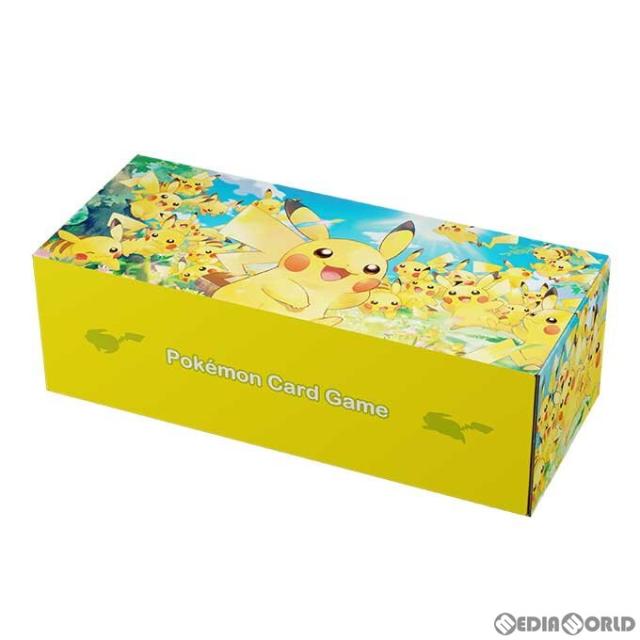他サイト： 【新品】【お取り寄せ】[TCG] ポケモンカードゲーム ロングカードボックス ピカチュウ大集合(20230707)の商品画像
