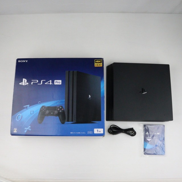 送料無料】【中古】PS4 PlayStation 4 ジェット・ブラック 明るい 1TB (CUH-1200BB01) プレステ4