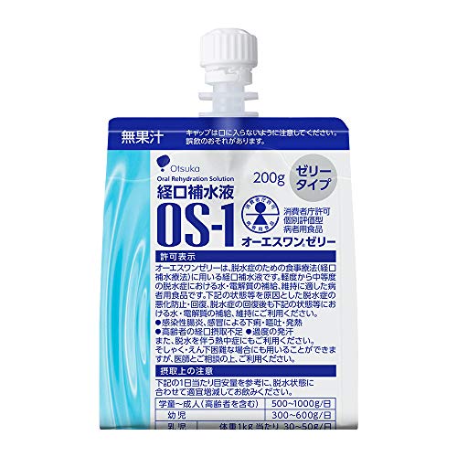 他サイト： 経口補水液 OS-1 オーエスワンゼリー 200g×6袋の商品画像