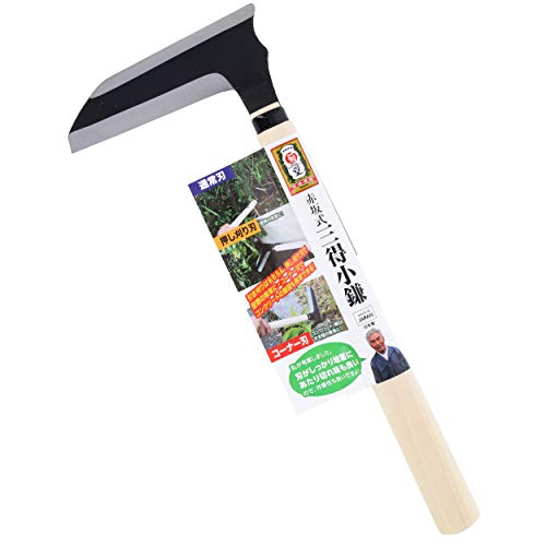 他サイト： 高儀(Takagi) 赤坂式三得小鎌 菊堂 豊稔 押しても引いても刈れる 日本製 コンクリートのすき間の除草に 125mm 49の商品画像