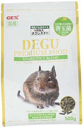 他サイト： GEX ジェックス デグープレミアムフード シンバイオティクスブレンド 500gの商品画像