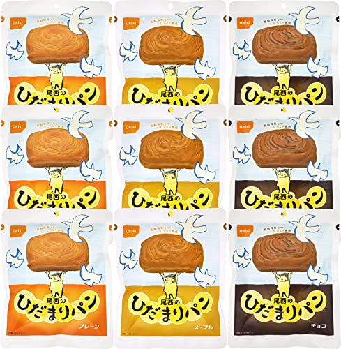 他サイト： 尾西食品 850g ひだまりパン プレーン、メープル、チョコ 3袋×3種 非常食・保存食の商品画像