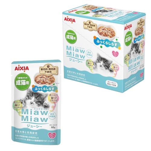 他サイト： ミャウミャウ (MiawMiaw) ジューシー ふっくらしらす 60g×12個セットの商品画像