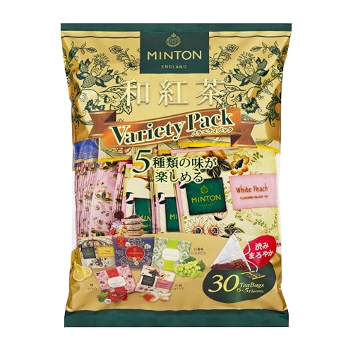 他サイト： MINTON 和紅茶 バラエティパック 30袋(5種×6袋)の商品画像