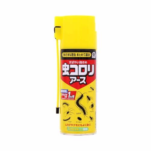 他サイト： 虫コロリアース エアゾール 害虫駆除 スプレー 300ml 不快害虫用 防虫 速効 ムカデ アリ カメムシ クモ シロアリ ケムの商品画像