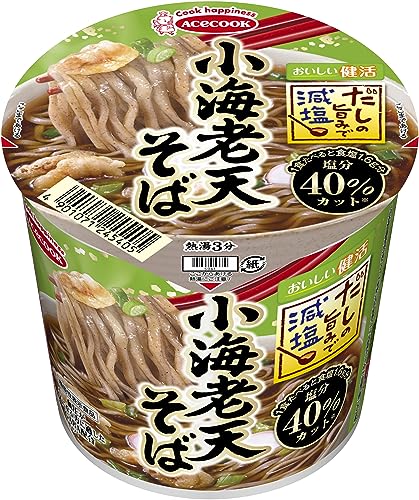 他サイト： まとめ買い エースコック だしの旨みで減塩 小海老天そば 42g×12個の商品画像