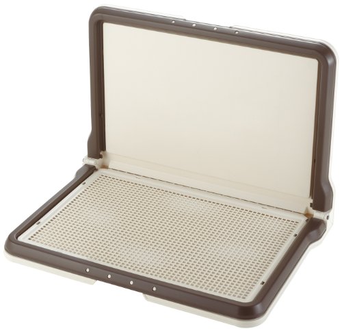 他サイト： リッチェル しつけ用ステップ L型トレー ワイド ダークブラウン ブラウン 犬の商品画像