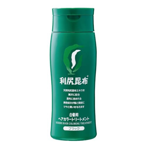 他サイト： Sastty[白髪用] 利尻ヘアカラートリートメント 200g(ブラック)の商品画像