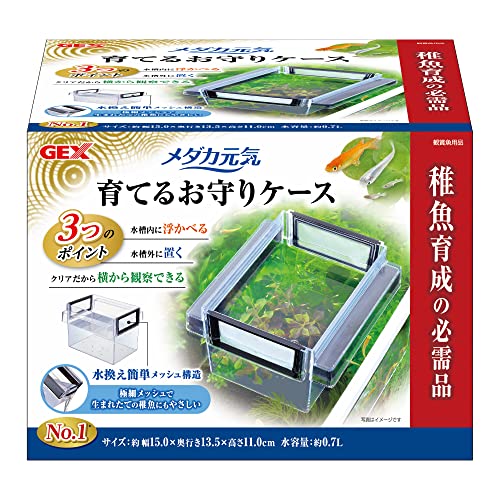 他サイト： ジェックス GEX ポリスチレン メダカ元気 育てるお守りケース 稚魚育成の必需品 水替え簡単の商品画像