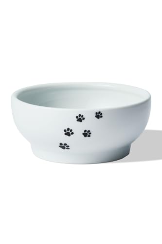 他サイト： 猫壱necoichi ハッピーダイニング 猫用 脚なしフードボウル 猫柄 電子レンジ食器洗浄機対応の商品画像