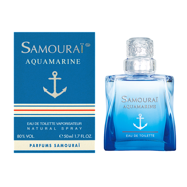他サイト： アランドロン 香水 男性用 サムライ アクアマリン EDT・SP 50ml SAMOURAI AQUAMARINE ALAIN の商品画像