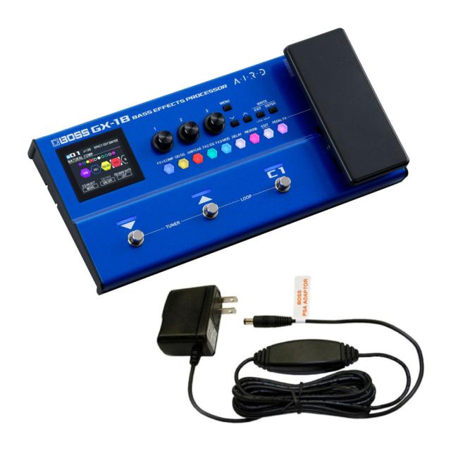 他サイト： BOSS ボス GX-1B ベース用マルチエフェクター 純正アダプター付きセット Bass Effects Processor の商品画像