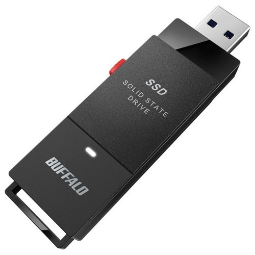 SSD-PUT1.0U3BC D 外付けSSD ポータブル USB3.2 Gen1 スティック型 TV