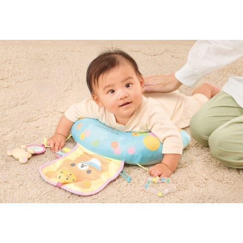 他サイト： リラックマベビー タミータイムクッションおもちゃ こども 子供 知育 勉強 ベビー 0歳4ヶ月の商品画像