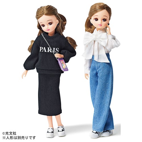 他サイト： リカちゃん LW-20 VERYコラボ コーディネートドレスセットおもちゃ こども 子供 女の子 人形遊び 洋服 3歳の商品画像