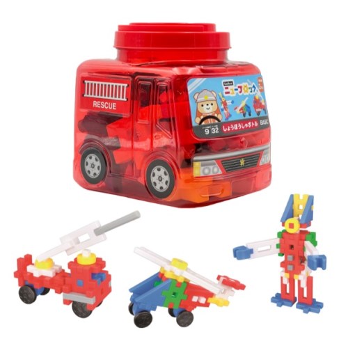 他サイト： Gakkenニューブロック しょうぼうしゃボトルおもちゃ こども 子供 知育 勉強 2歳の商品画像