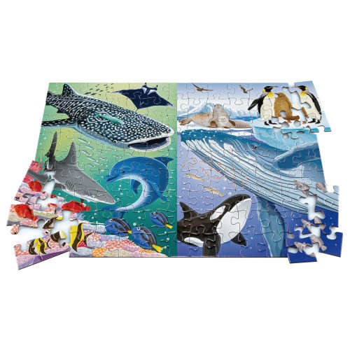 他サイト： くもんのジグソーパズル STEP5 大自然の動物たちおもちゃ こども 子供 知育 勉強 3歳の商品画像