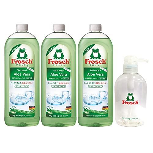 他サイト： フロッシュ 食器用洗剤 アロエヴェラ 750ml×3本 ポンプボトル付の商品画像