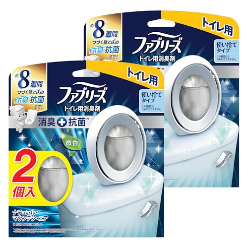 他サイト： ファブリーズ まとめ買いW消臭 トイレ用消臭剤+抗菌 ナチュラル・マウンテン・エア 6.3mL×4個の商品画像