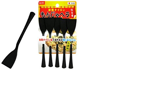 他サイト： ティアイエス 耐熱ナイロン製もんじゃヘラ 5本組の商品画像