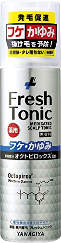 他サイト： 柳屋 薬用育毛 フレッシュトニック フケ・かゆみ (無香料) 190g 医薬部外品の商品画像