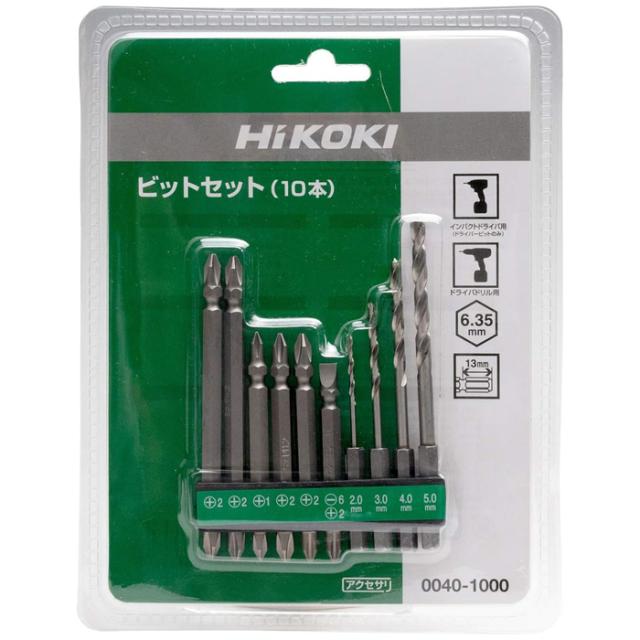 他サイト： 【メール便での発送商品】 ビット10本セット インパクトドライバー・ドライバードリル用 六角二面幅6.35mm [KH13] Hの商品画像