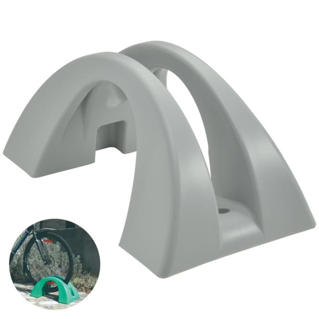 他サイト： サイクル・ポジション 自転車スタンド 自転車の転倒を防止 樹脂製 CP-500 (グレー) ミスギ 0710-00371【送料無の商品画像