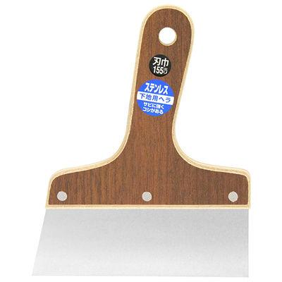 他サイト： SK11 【送料無料】4977292113748 【メール便での発送商品】下地用パテベラステンレス 155MM0.4MMの商品画像