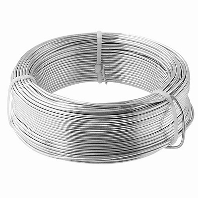 他サイト： 自然 【送料無料】4904781665273 アルミ(盆栽)針金 白 150g 1.5mmの商品画像