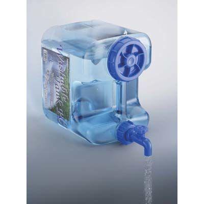 他サイト： ウォッシャブルタンク ポリカ 12L 蛇口式コック付 岩谷マテリアル 4980356010235【送料無料】 の商品画像